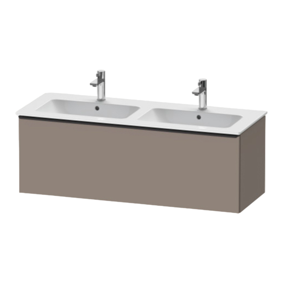 DURAVIT D-Neo DE 4265 Montagehandleiding