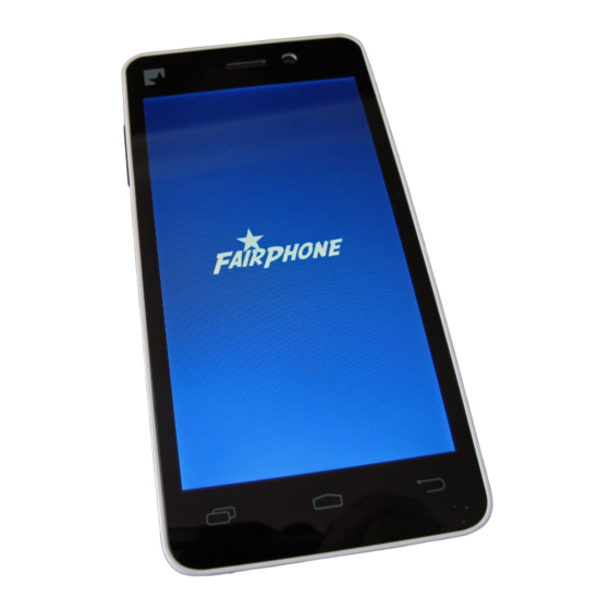 Fairphone FP1 Handleiding