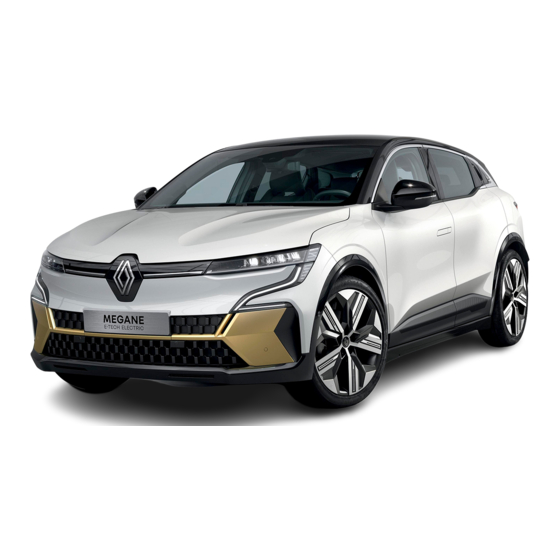 Renault Megane E-Tech 2022 Instructieboekje