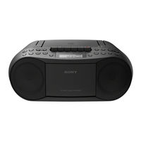 Sony CFD-S70 Gebruikershandleiding