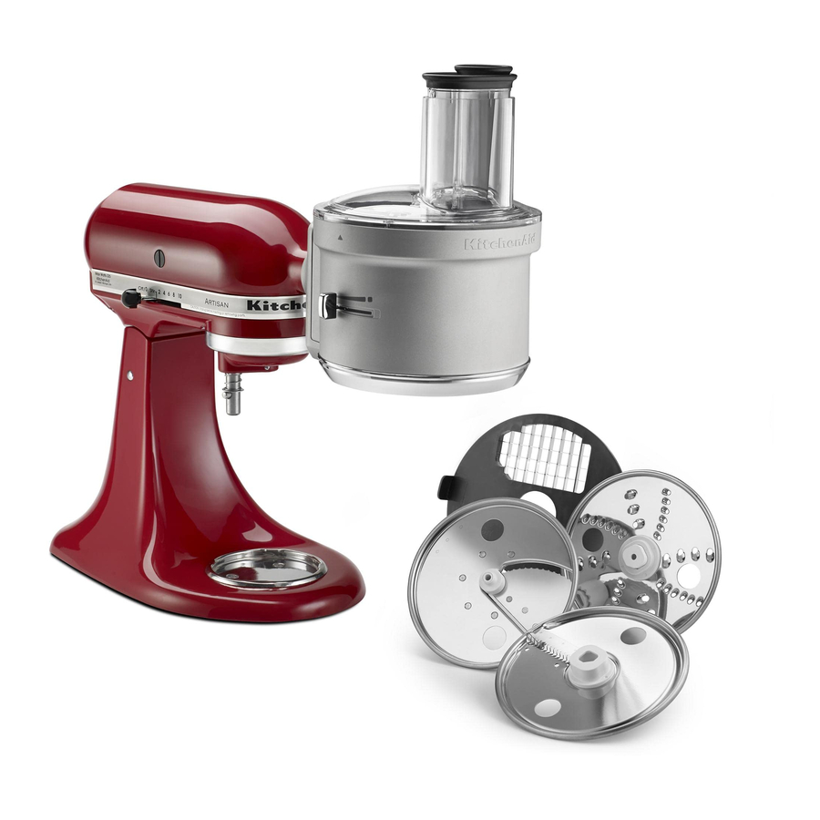 KitchenAid KSM2FPA Foodprocessor met Commerciële Snijset