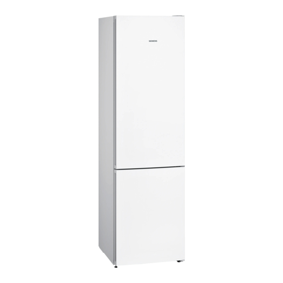Siemens KG39NVL45 Gebruiksaanwijzing