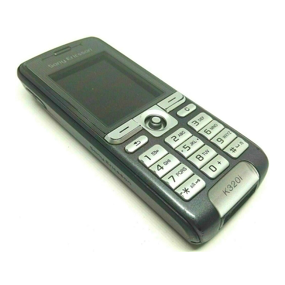 Sony Ericsson K320 Gebruikershandleiding