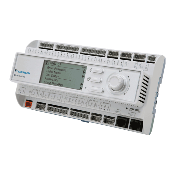 Daikin MICROTECH-CONTROLLER Gebruikershandleiding