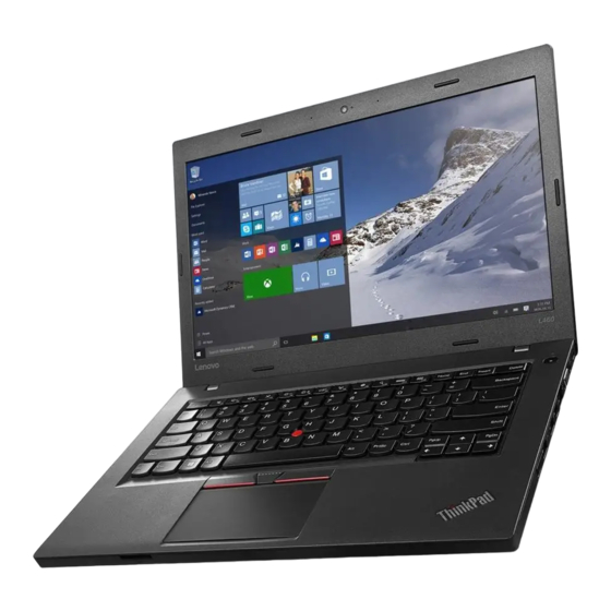 Lenovo ThinkPad L460 Gebruikershandleiding