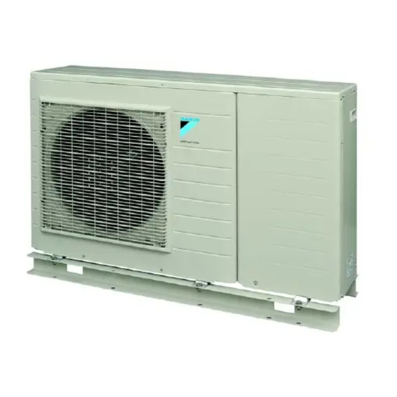 Daikin altherma EBHQ006BAV3 Gebruiksaanwijzing