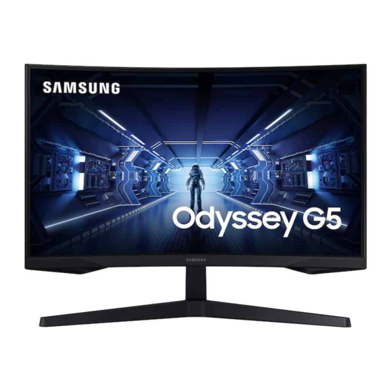 Samsung C27G5 T Series Gebruiksaanwijzing