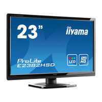 Iiyama ProLite E2482HSD Gebruikershandleiding