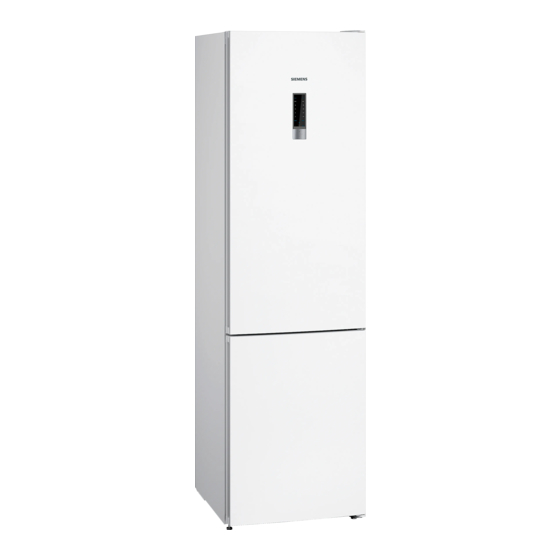 Siemens KG39NXWEC Gebruiksaanwijzing