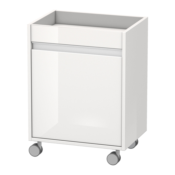 DURAVIT Ketho KT 2530 Montagehandleiding