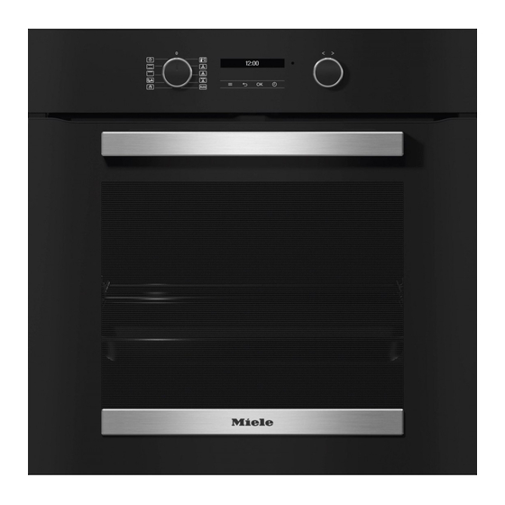 Miele H 2465 BP Gebruiks- En Montagehandleiding