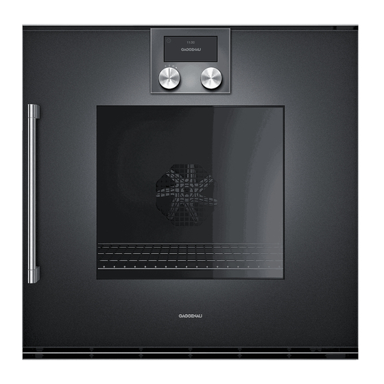 Gaggenau BOP 210 1.2 Gebruiksaanwijzing