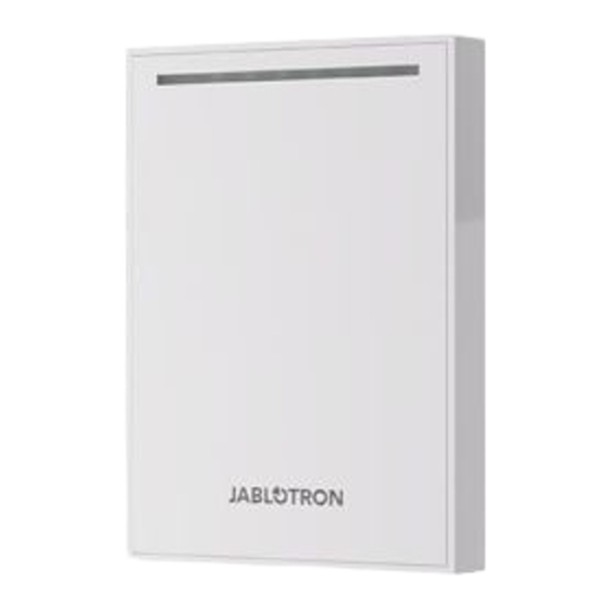 jablotron JA-120-WH Installatiehandleiding