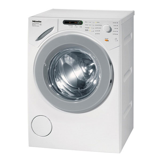 Miele W 1712 Gebruiksaanwijzing