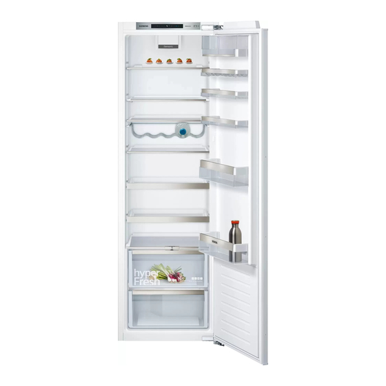 Siemens KI81RA Series Gebruikershandleiding