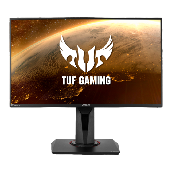 ASus TUF Gaming VG259QM Series Gebruikershandleiding