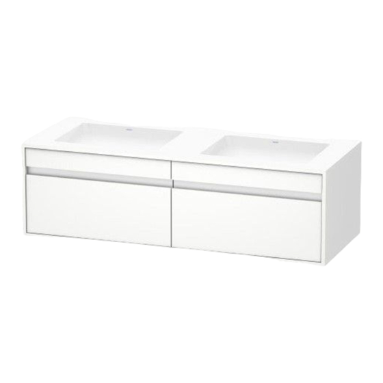 DURAVIT Ketho KT 6898 B Montagehandleiding