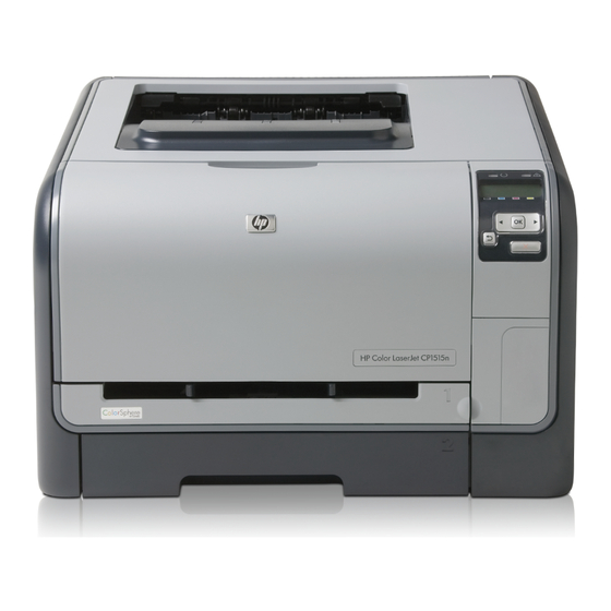 HP Color LaserJet CP1510 Series Gebruikershandleiding