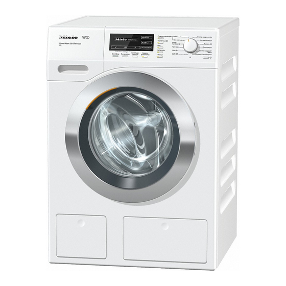 Miele WKH 132 WPS Gebruiksaanwijzing