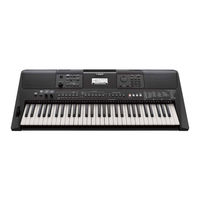 Yamaha PSR EW410 Gebruikershandleiding