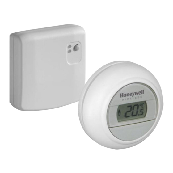 Honeywell Round Wireless Installatie- En Bedieningsinstructies