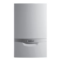 Vaillant VCW 346/5-5 E-BE ecoTEC plus Installatie- En Onderhoudshandleiding