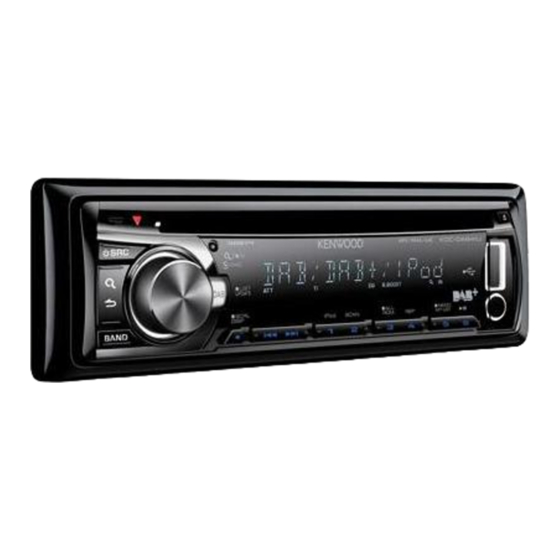 Kenwood KDC-DAB41U Gebruiksaanwijzing