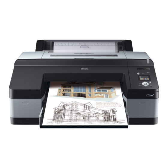 Epson Stylus Pro4900 Gebruikershandleiding