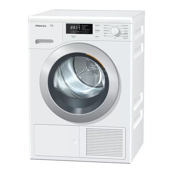 Miele TKB 440 WP Gebruiksaanwijzing