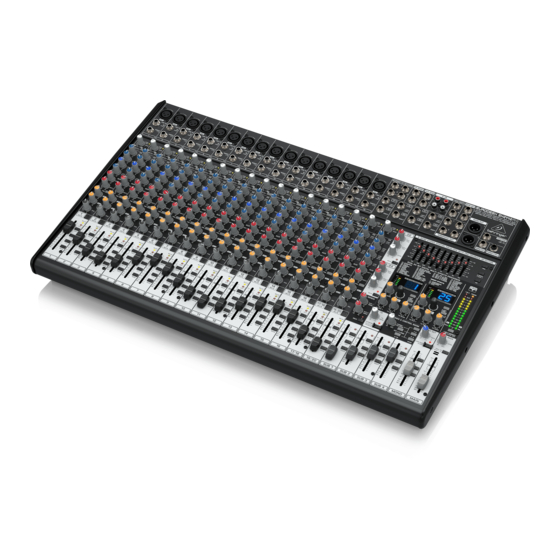 Behringer SX2442FX Handleiding