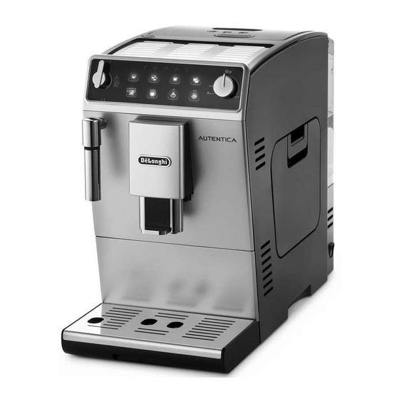 DeLonghi Autentica Fully ETAM29.510.SB Gebruiksaanwijzing