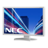 NEC MultiSync P232W Gebruikershandleiding