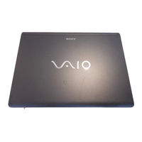 Sony Vaio VGN-SR Series Gebruikershandleiding