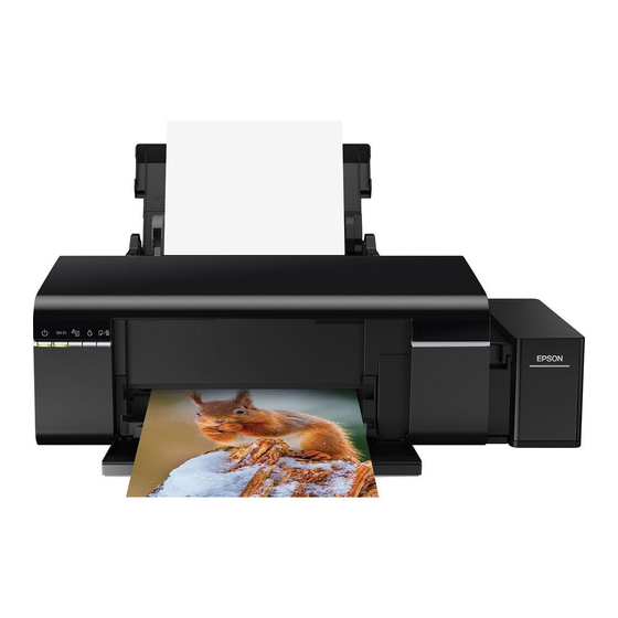 Epson L805 Series Gebruikershandleiding