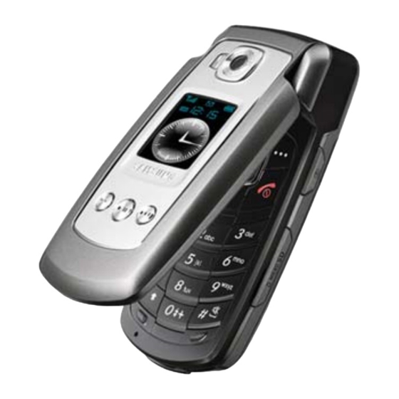 Samsung SGH-E770 Gebruiksaanwijzing