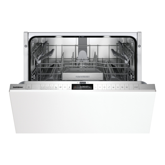 Gaggenau DF270101F Gebruikershandleiding