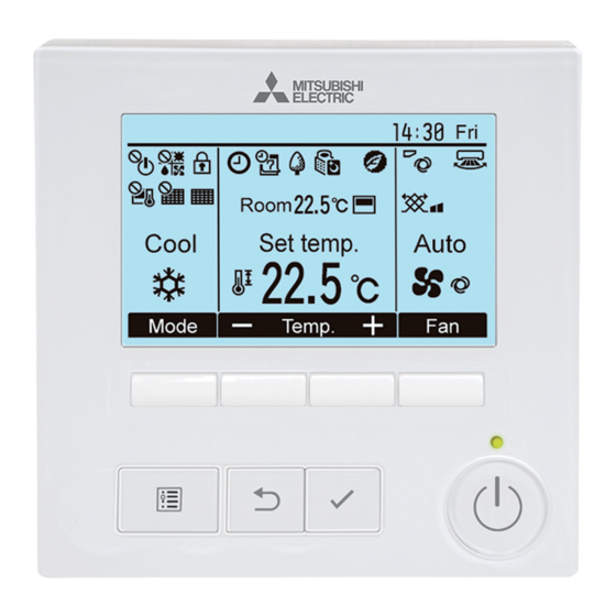 Mitsubishi Electric PAR-40MAA Installatiehandleiding