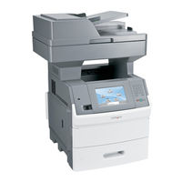 Lexmark X652 Gebruikershandleiding