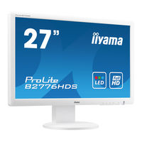 Iiyama ProLite XB2776QS Gebruikershandleiding