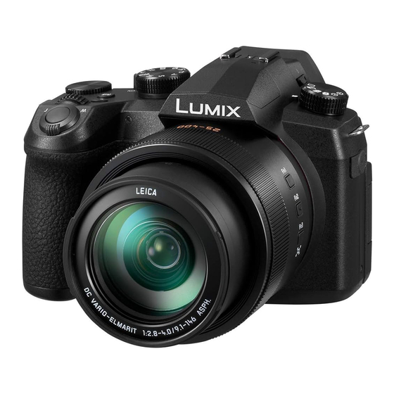 Panasonic Lumix DC-FZ10002 Gebruiksaanwijzing Voor Geavanceerde Kenmerken