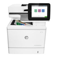 Hp Color LaserJet Managed MFP E57540 Gebruikershandleiding