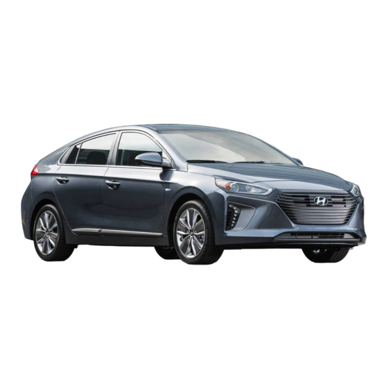 Hyundai IONIQ 2018 Instructieboekje