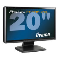 Iiyama ProLite E2008HDSV Gebruikershandleiding