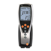 TESTO 735 Gebruiksaanwijzing