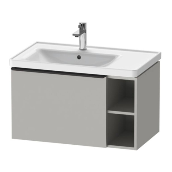 DURAVIT D-Neo DE 4258 Montagehandleiding