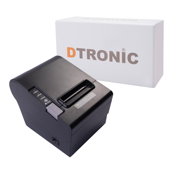 Dtronic 8030 Gebruikershandleiding