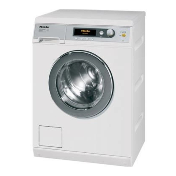 Miele W 3985 WPS Gebruiksaanwijzing