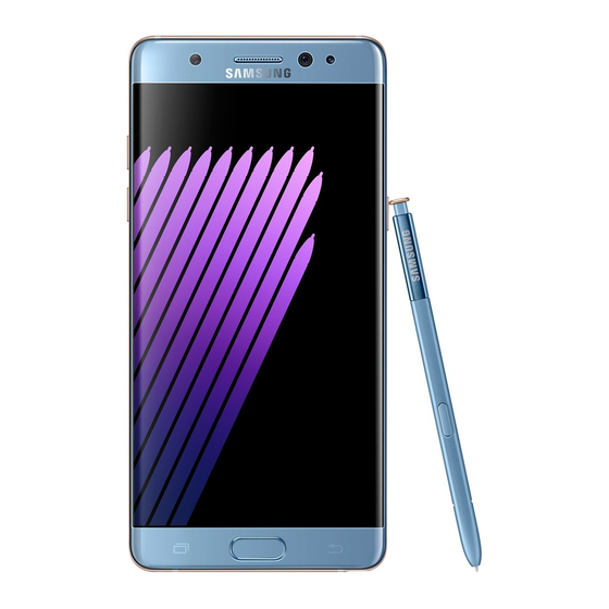 Samsung Galaxy Note 7 Gebruiksaanwijzing