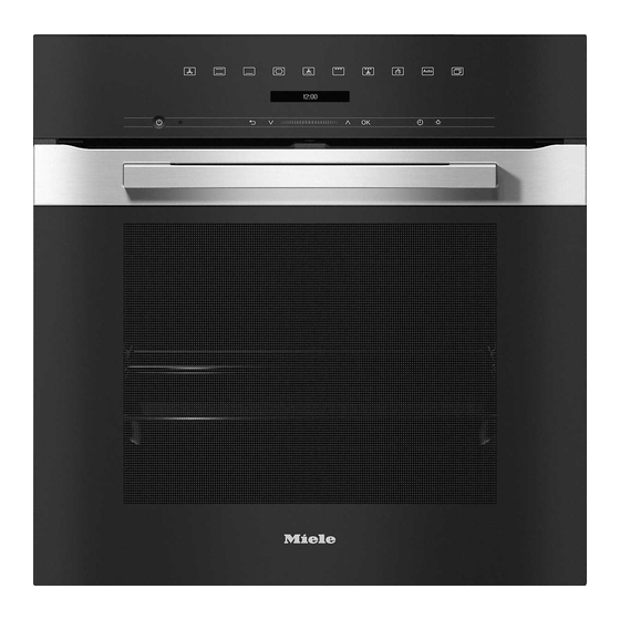 Miele H 7260 BP Gebruiks- En Montagehandleiding