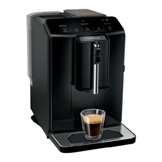 Bosch VeroCafe 2 TIE201 Series Gebruikershandleiding